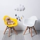 preview thumbnail 3 of 7, 2xhome Plastic Armchair With Arms Designer For Kitchen Dining Home Desk Classroom Student Child Children Yellow School