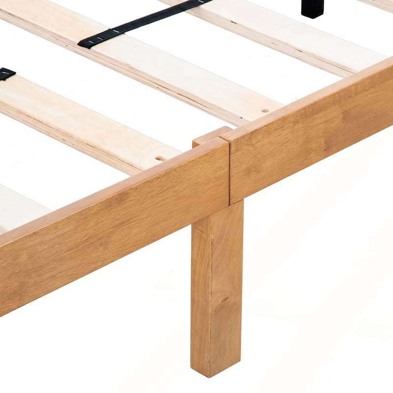 Queen Size Wood Platform Bed Frame
