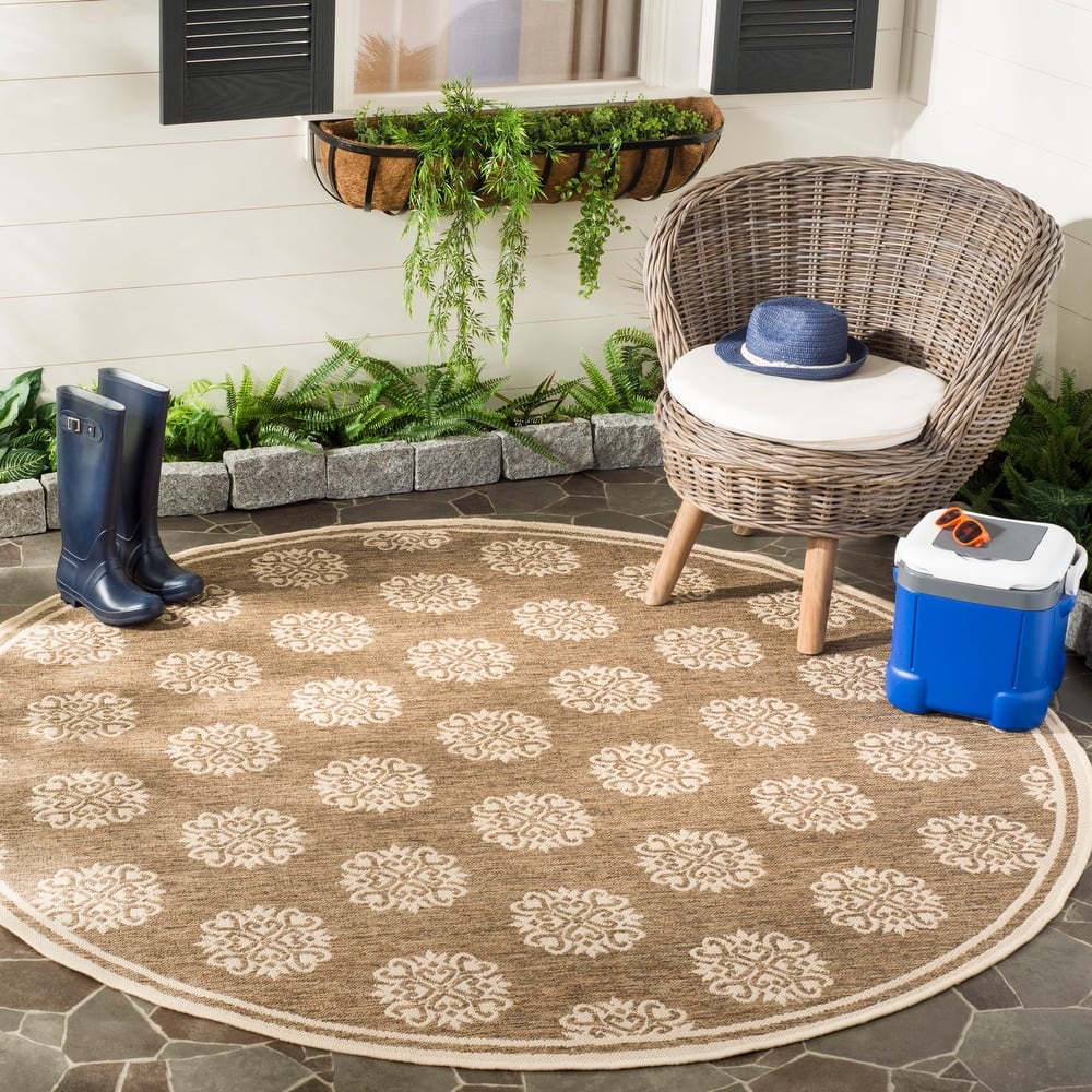 SAFAVIEH Beach House Indoor/ Outdoor Waterproof Patio Backyard Rug