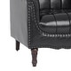 preview thumbnail 58 of 72, Tufted Accent Chair Vegan Leather Armchair for Living Room