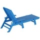 preview thumbnail 37 of 96, Laguna Hdpe All Weather Outdoor Patio Pool Reclining Chaise Lounges With Square Side Table (3-Piece Set)