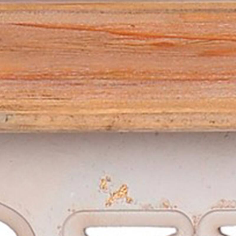 32 Inch Console Table, Fir Wood, Traditional, Scrollwork, Antique White