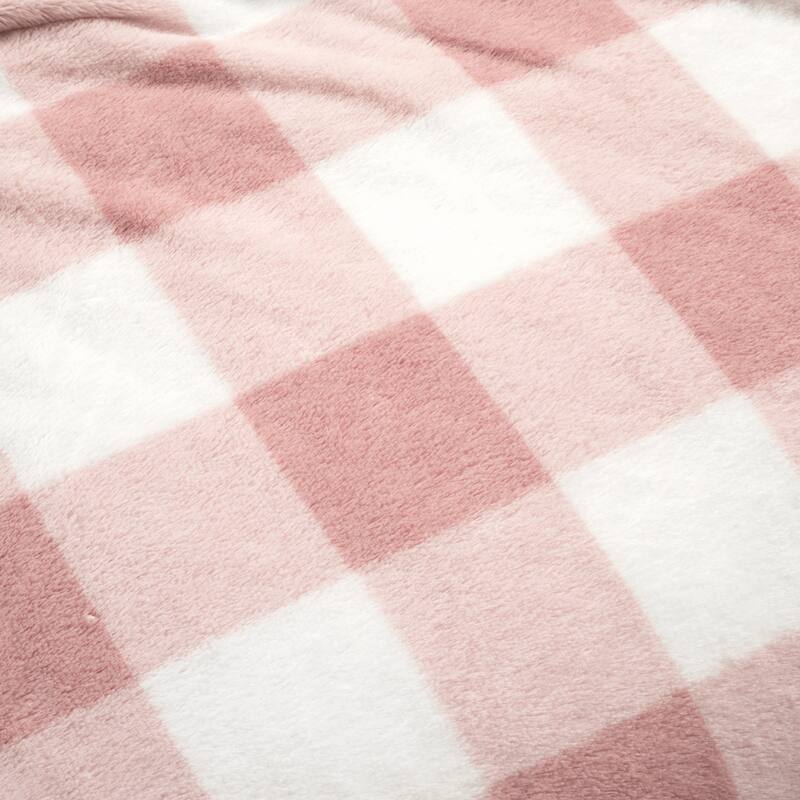 Lush Decor Plaid Ultra Soft Faux Fur Light Weight All Season Kids Back To Campus Comforter Set