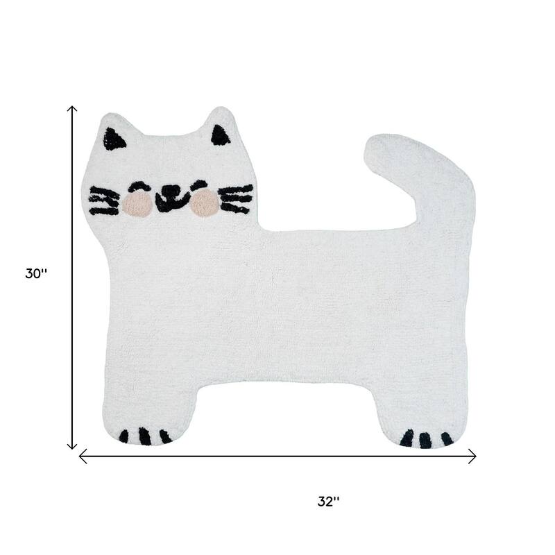 HomeRoots Juvenile/Youth Contemporary Novelty Area Rug - 32.00 in. x 30.00 in. x 0.30 in.