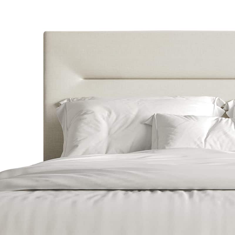CraftPorch Simple and Clean Linen Upholstered Bed