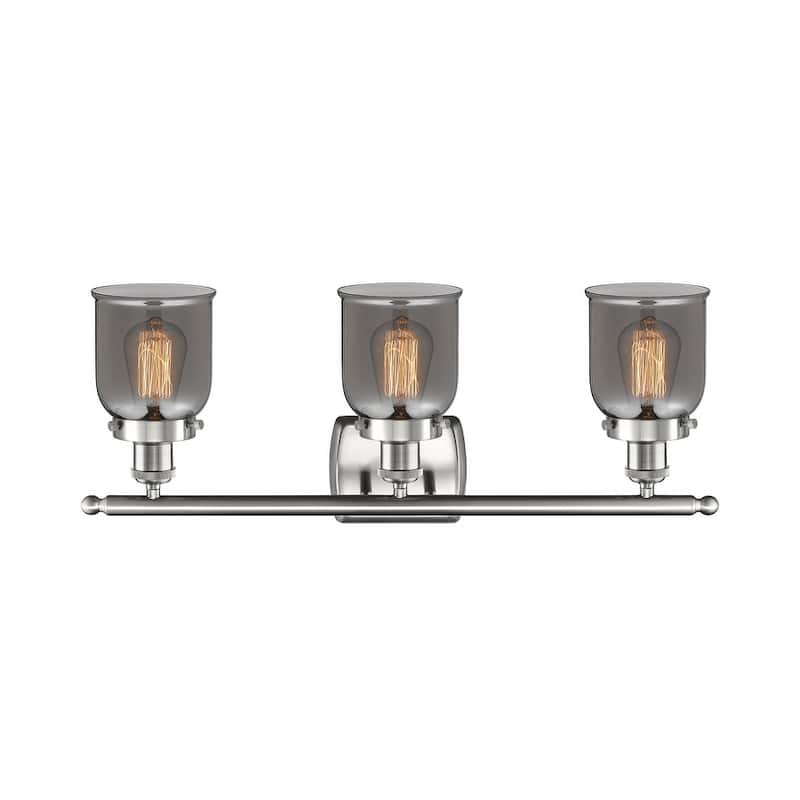 Innovations Lighting Small Bell 3 Light 26" Wide Vanity Light