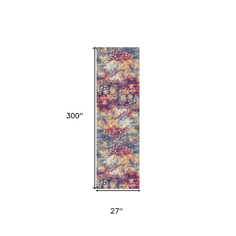 HomeRoots Codo Abstract Modern Square Area Rug