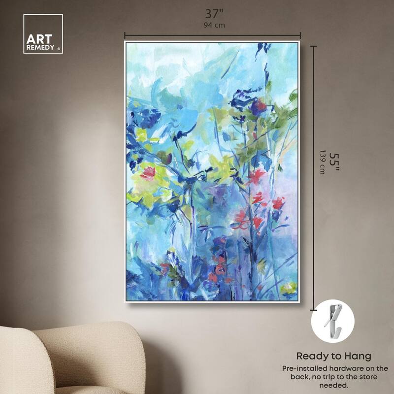 Heavenly Blue II Canvas by Art Remedy