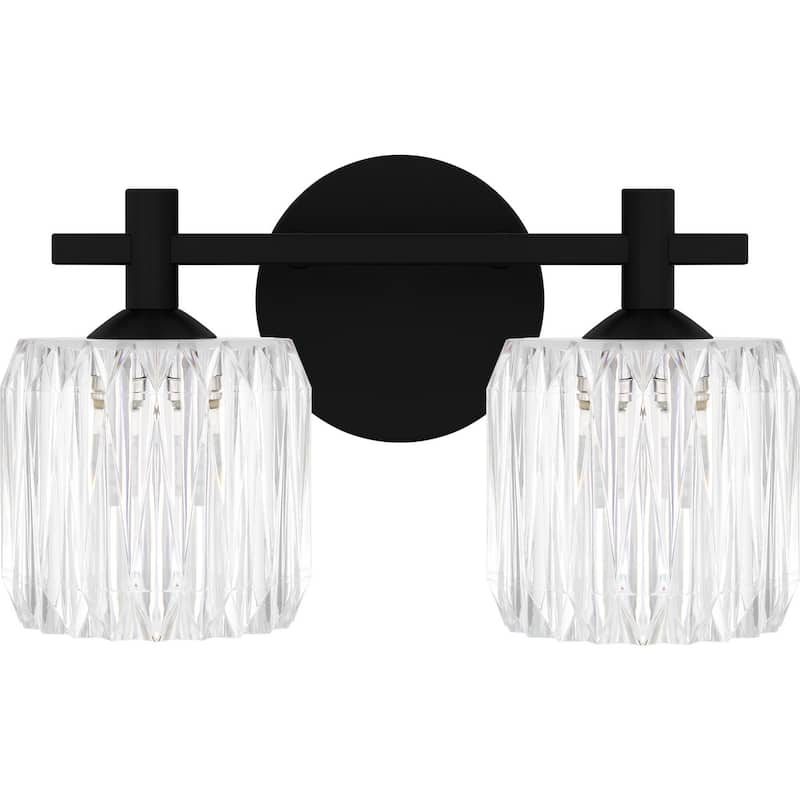 Spade LED Bathroom Vanity Light - Black