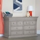 preview thumbnail 1 of 7, Baby Cache Vienna 6 Drawer Dresser Ash Grey