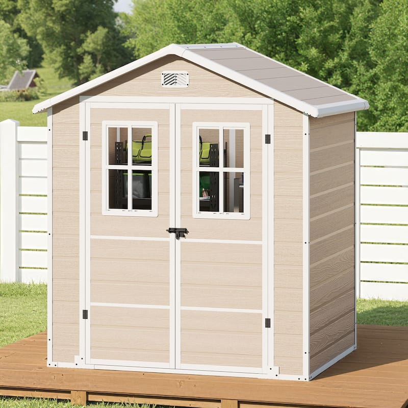 Moasis 6x4.4 Ft Resin Storage Shed