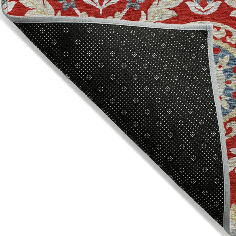 HomeRoots Floral Transitional Rectangle Outdoor Rug