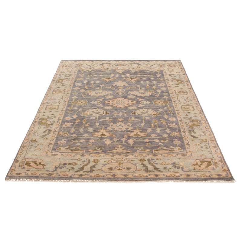 ECARPETGALLERY Hand-knotted Jules Serapi Grey Wool Rug - 7'10 x 9'11