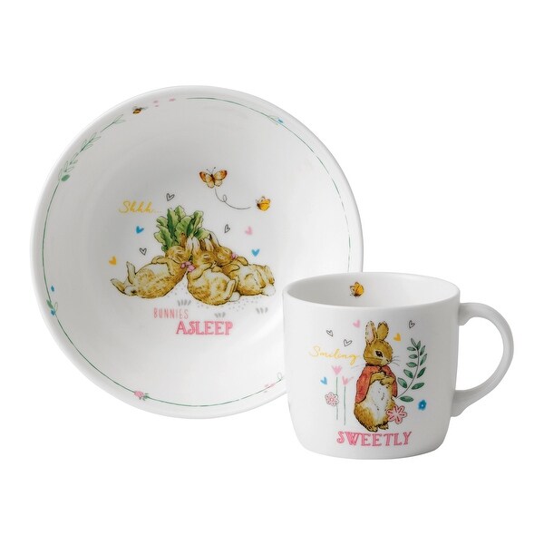 Peter Rabbit Girl'S 2-Piece Set (Bowl & Mug) - 2 piece set. Opens flyout.