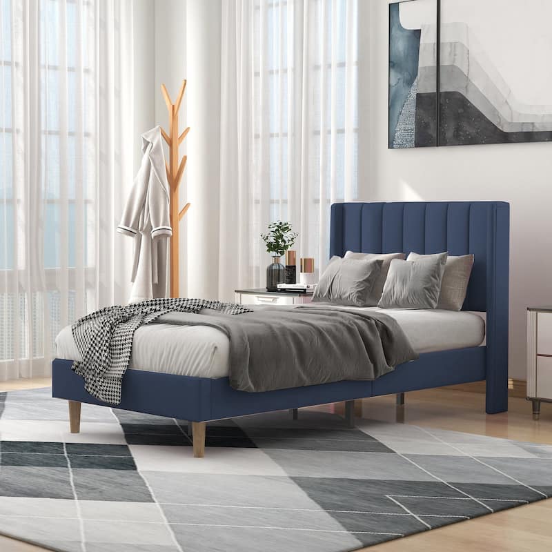 Alazyhome Upholstered Platform Bed Frame