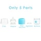 preview thumbnail 3 of 22, PopYum 5 oz Anti-Colic Formula Making Baby Bottle