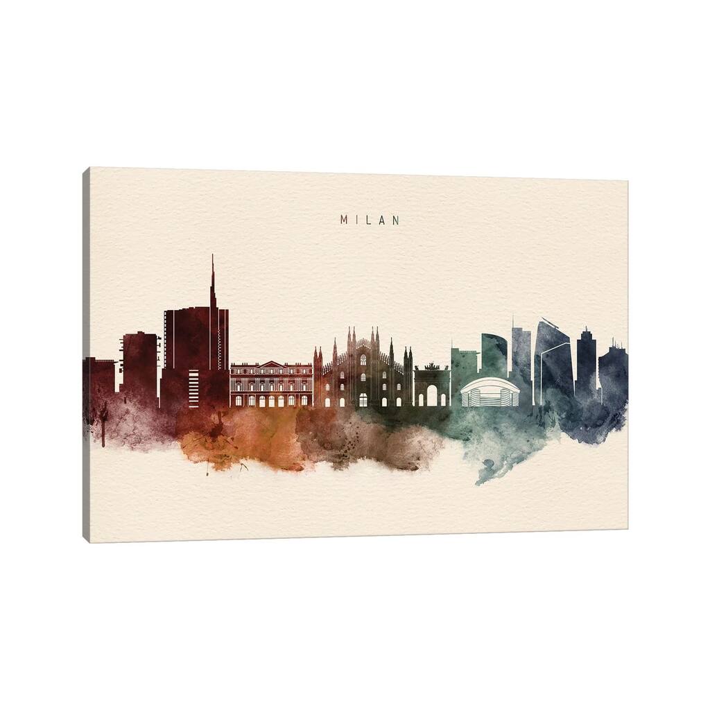 iCanvas "Milan Desert Skyline" by WallDecorAddict Canvas Print