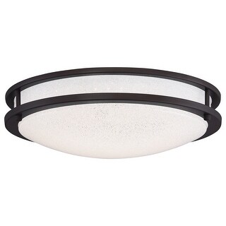 Sparc 16-inch Bronze LED Flush Mount