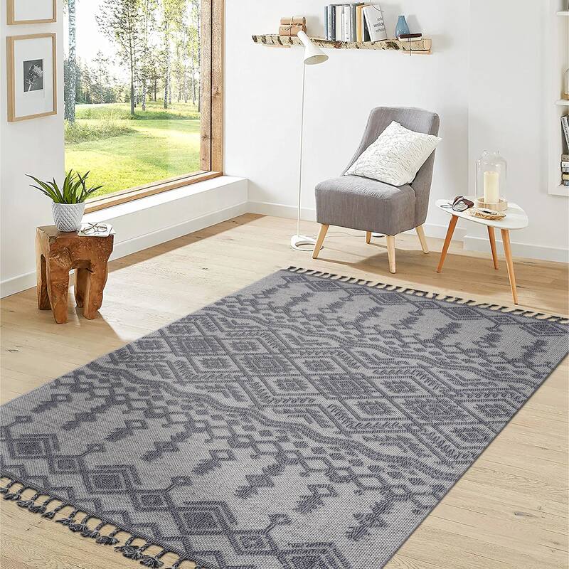 Abstract Area Rug - 8' x 10'