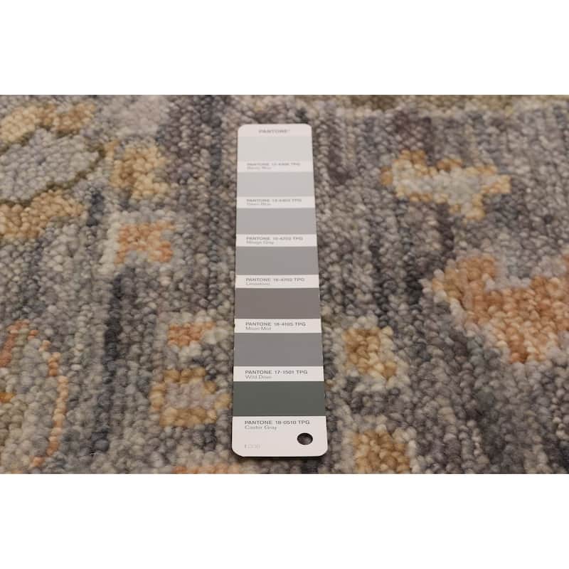ECARPETGALLERY Hand-knotted Jules Serapi Grey Wool Rug - 8'0 x 10'0