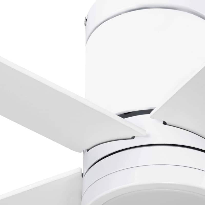 60" Honeywell Graceshire White Indoor Ceiling Fan with LED Light and Remote Control, 6-Speed BLDC Motor