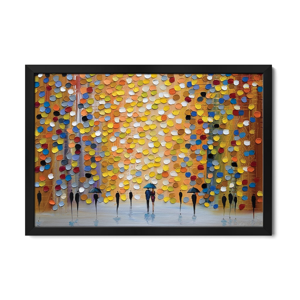 Lovely Rain Premium Framed Poster by Ekaterina Ermilkina