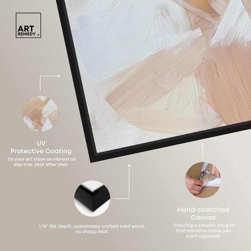 Taupe and Ash II Canvas by Art Remedy