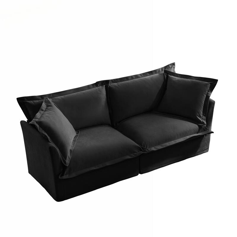 Comfortable Detachable-Covered 2-Seat Sofa for Small Spaces, Stylish and Versatile