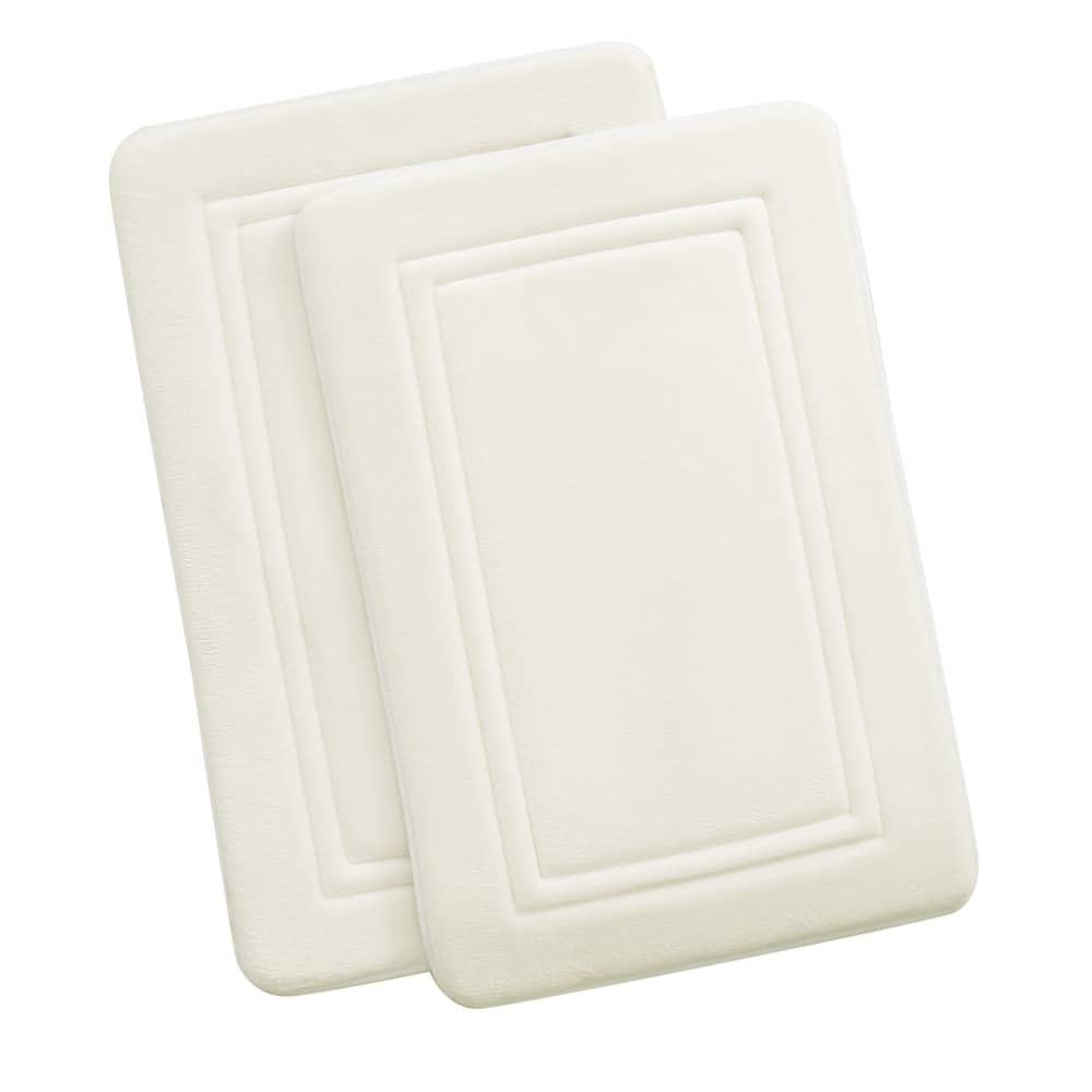 Truly Calm Antimicrobial 2 Pack Memory Foam Bath Rug