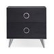 preview thumbnail 15 of 17, ACME Carson Carrington Rjukan Contemporary Nightstand with 2 Drawers