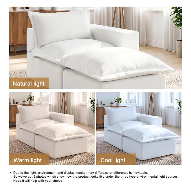 Comfy Cloud Couch Plush Modular Sectional Sofa For Living Room