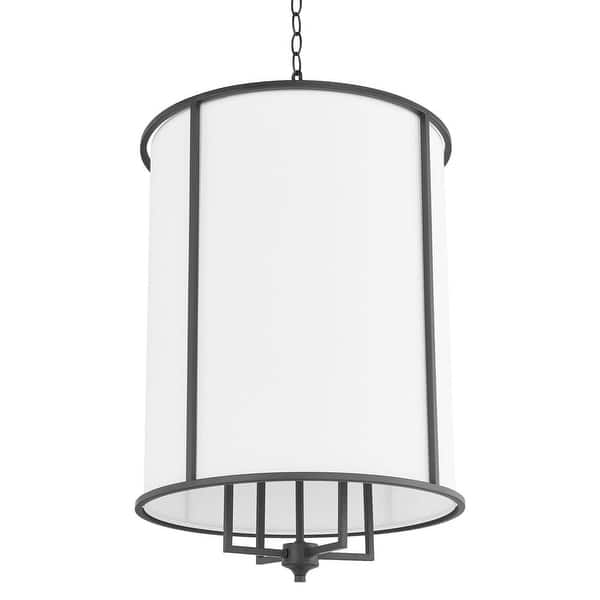 slide 2 of 8, Quorum International 6705-4 Eldorado 4 Light 18" Wide Pendant Matte Black