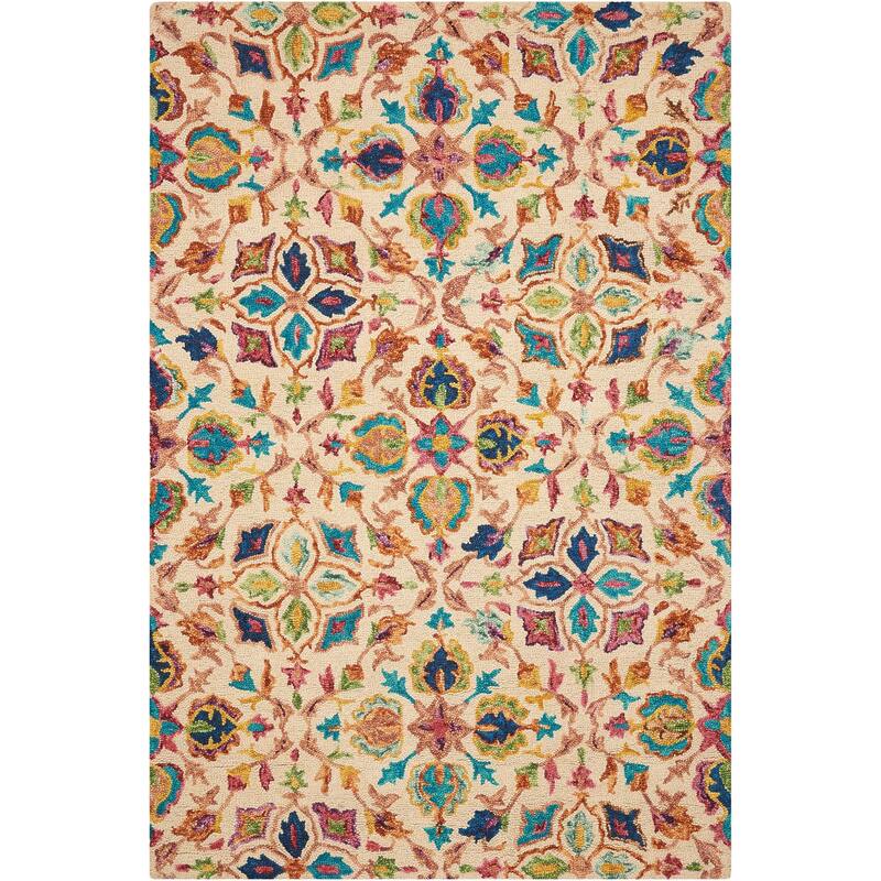 Nourison Vivid Hand-tufted Floral Wool Area Rug