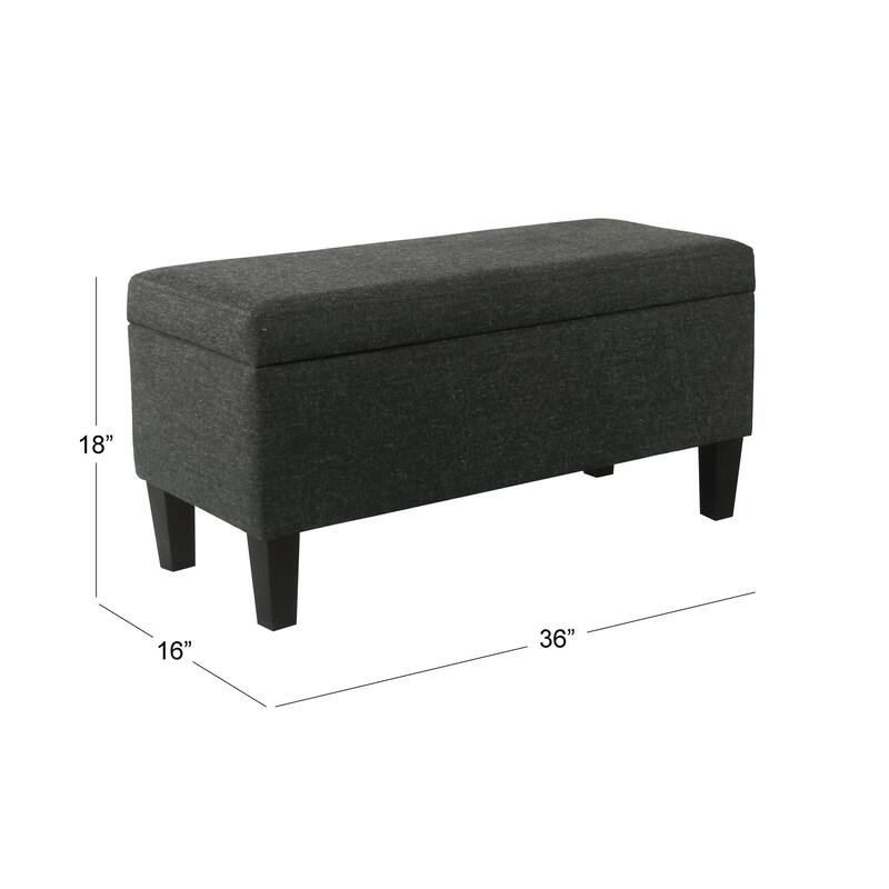 Porch & Den Minna Decorative Storage Bench