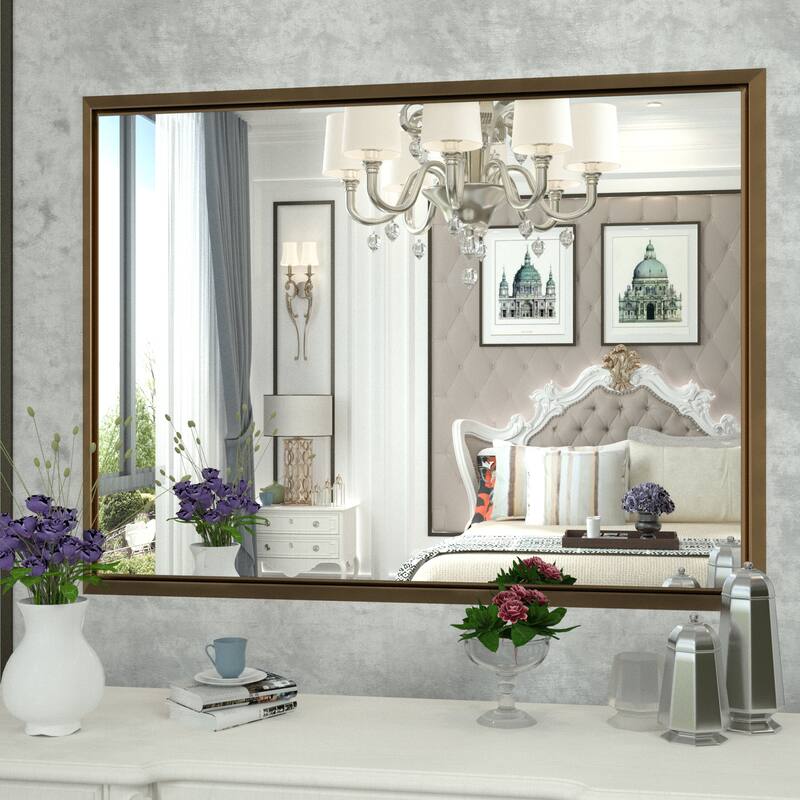 Bathroom Mirrors Wall Mounted Rectangle Vanity Cosmetic Makeup Mirror