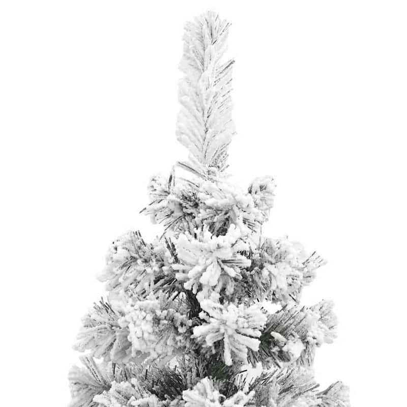 vidaXL Christmas Tree Party Decoration Artificial Slim Tree with Stand PVC