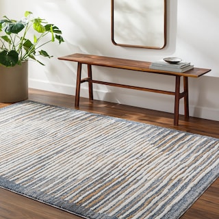 Valet Casual Abstract Diamond Area Rug