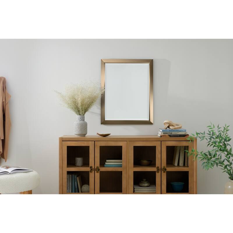 Kichler Lighting 24 in. Champagne Bronze Gold Rectangular Mirror - Champagne Bronze