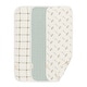 preview thumbnail 2 of 11, Crane Baby Organic Cotton 3-pc. Bunny Burp Cloth Set