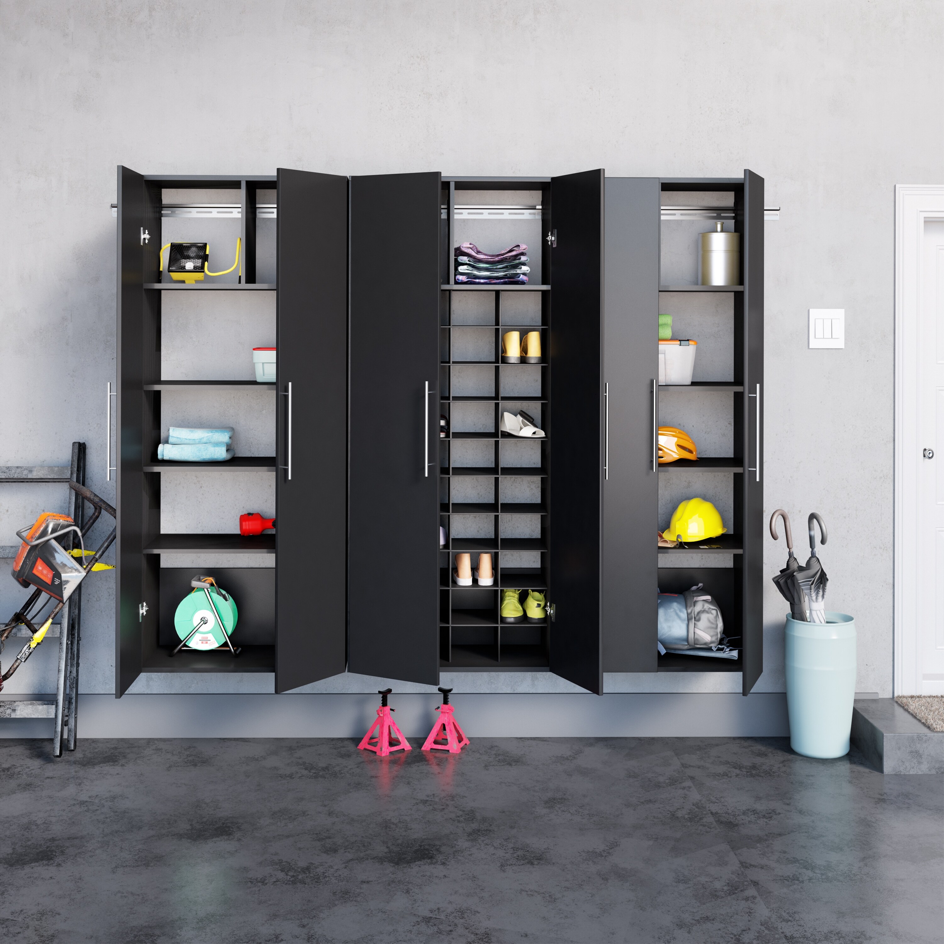 Prepac HangUps 90-inch 3-piece Storage Cabinet Set J - 90