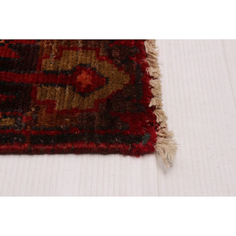ECARPETGALLERY Hand-knotted Andelz Dark Navy Wool Rug - 3' 9" x 9' 9"