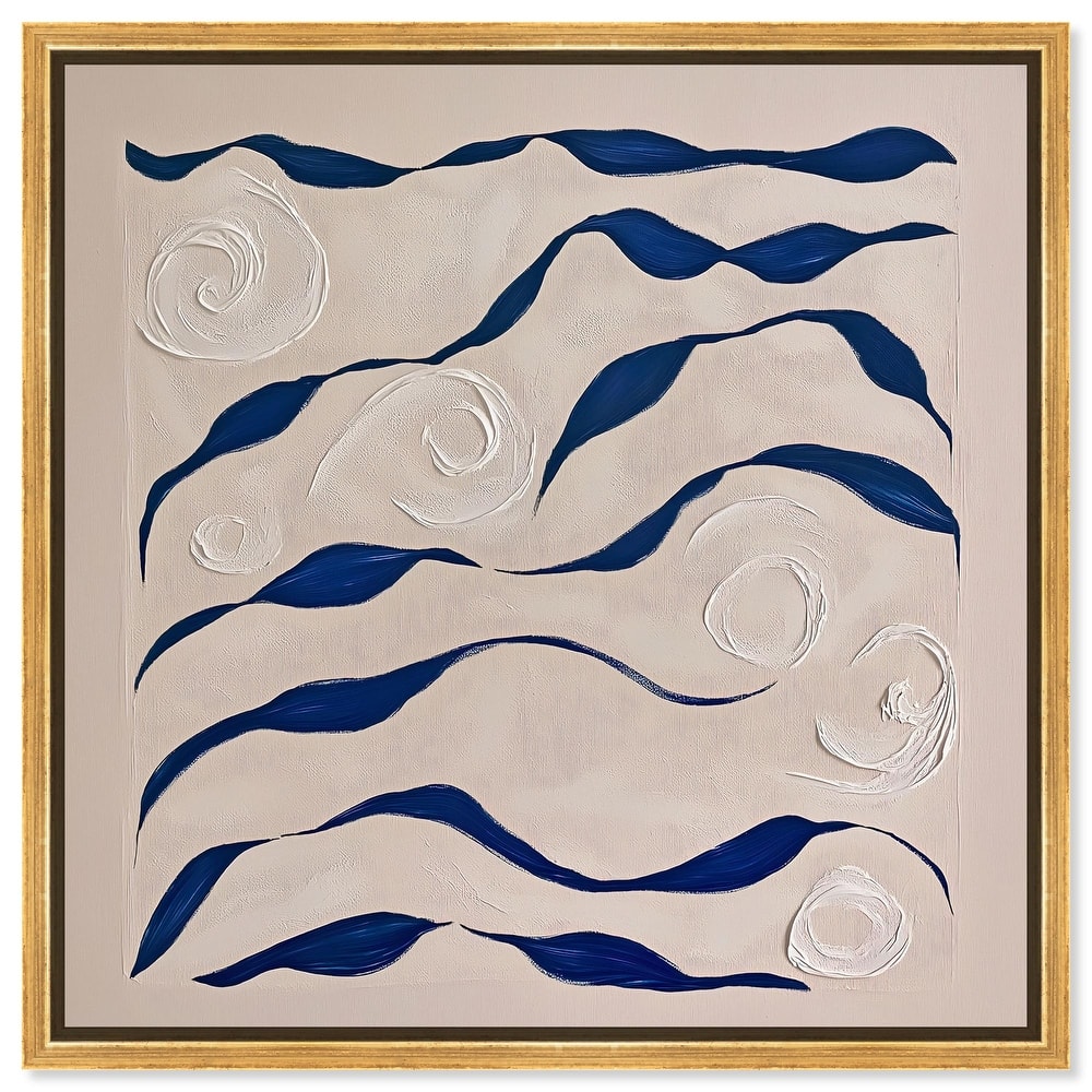 Acrylic Waves Canvas by Art Remedy