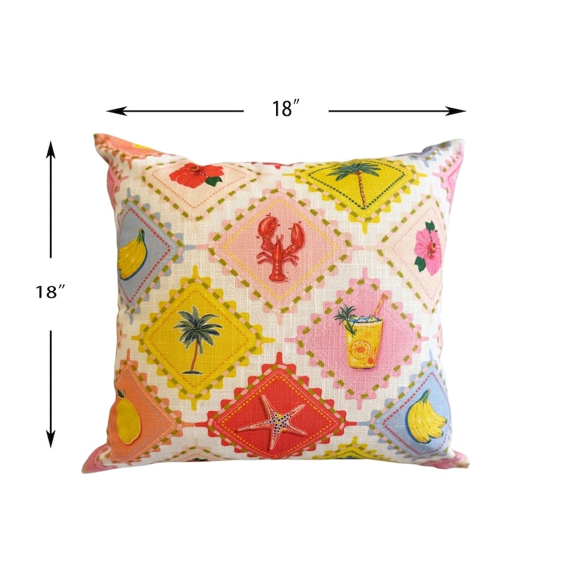Outdoor Pillows Set of 2, Weather-Resistant for Outdoor