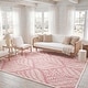 preview thumbnail 10 of 102, SAFAVIEH Handmade Capri Ilianka Wool Rug 8' x 10' - Pink/Ivory - Rectangle