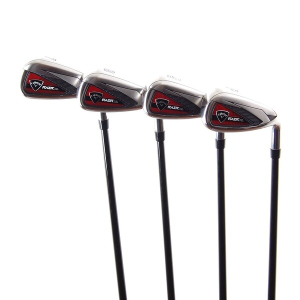 New Callaway RAZR HL Irons 7i,8i,9i,PW Comp CZ R-Flex Graphite RH