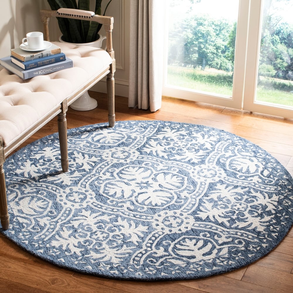 SAFAVIEH Handmade Micro-Loop Anamarija Wool Rug