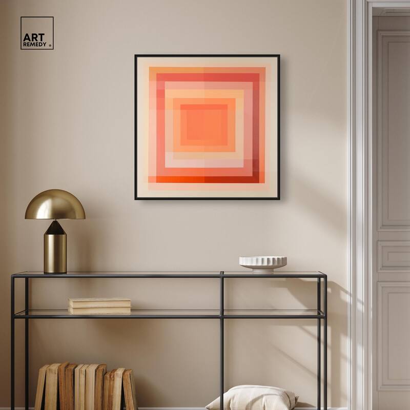 Minimal Color Blocks III Canvas by Art Remedy