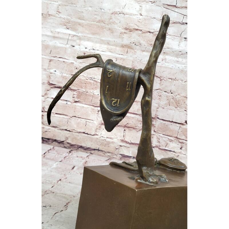 Persistence Of Memory By Salvador Dali Bronze Modern Art Sculpture Figure Statue