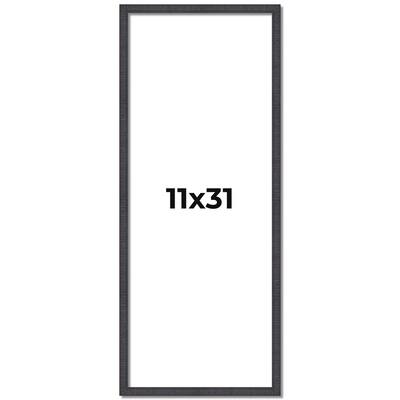 11x31 Frame Brown Picture Frame - Complete Modern Photo Frame Includes
