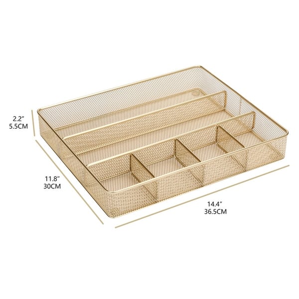 dimension image slide 3 of 4, Desk Top Organizer Tray